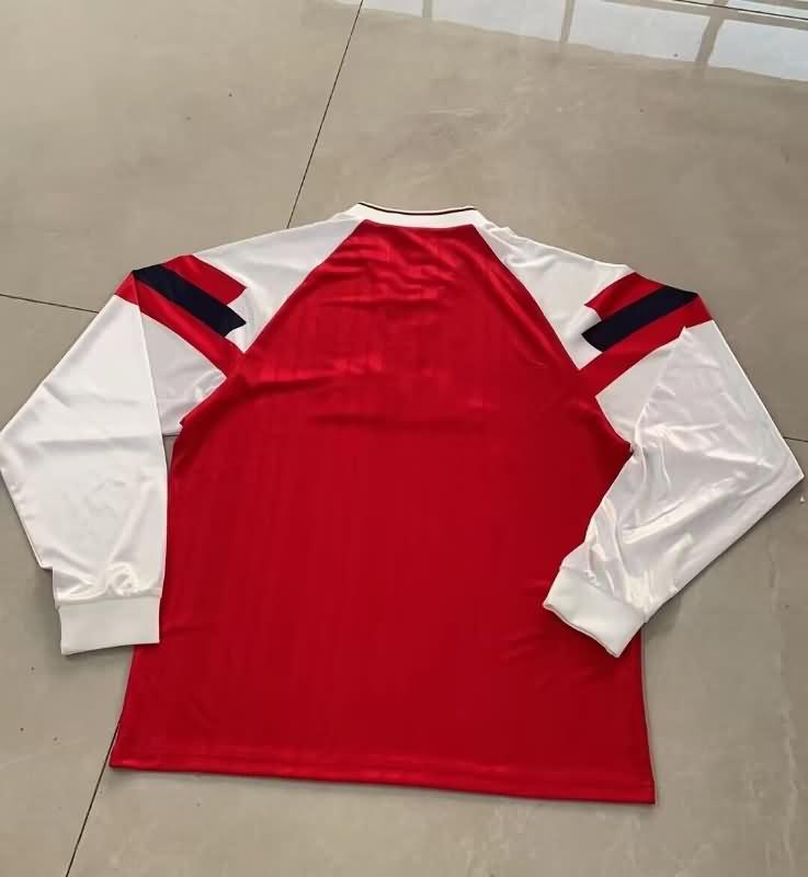 AAA(Thailand) Arsenal 1992/94 Home Retro Long Sleeve Soccer Jersey