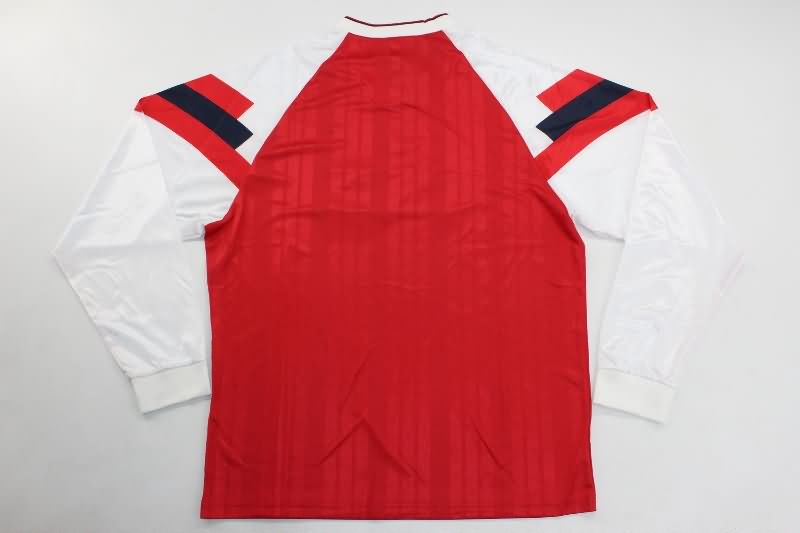 AAA(Thailand) Arsenal 1992/94 Home Retro Long Sleeve Soccer Jersey