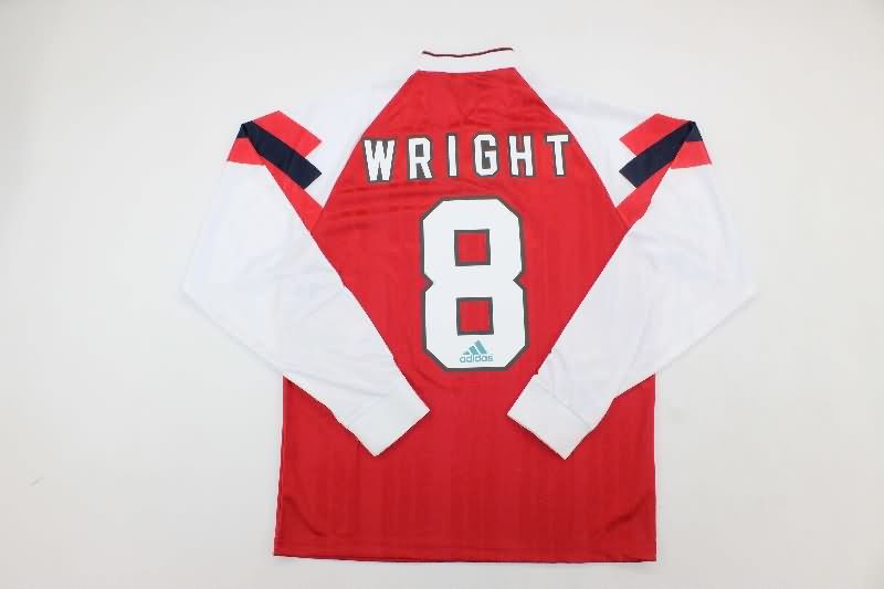 AAA(Thailand) Arsenal 1992/94 Home Retro Long Sleeve Soccer Jersey