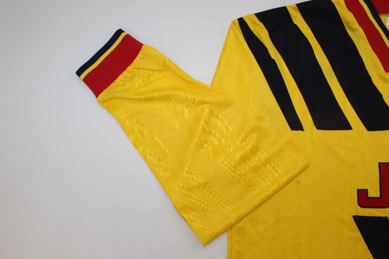 AAA(Thailand) Arsenal 1993/94 Away Retro Long Sleeve Soccer Jersey