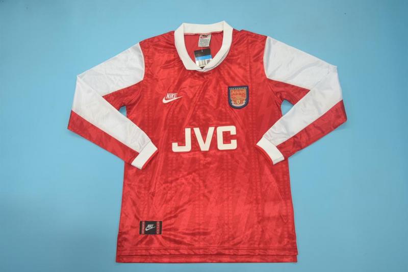 AAA(Thailand) Arsenal 1994/95 Home Retro Soccer Jersey(L/S)