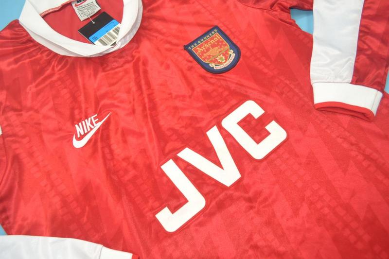 AAA(Thailand) Arsenal 1994/95 Home Retro Soccer Jersey(L/S)
