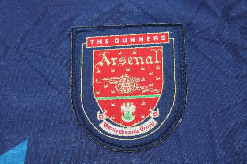 AAA(Thailand) Arsenal 1995/96 Away Long Sleeve Retro Soccer Jersey