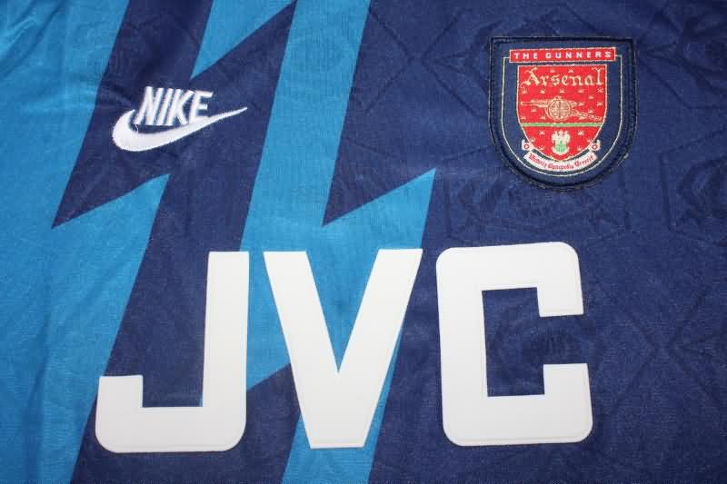 AAA(Thailand) Arsenal 1995/96 Away Long Sleeve Retro Soccer Jersey