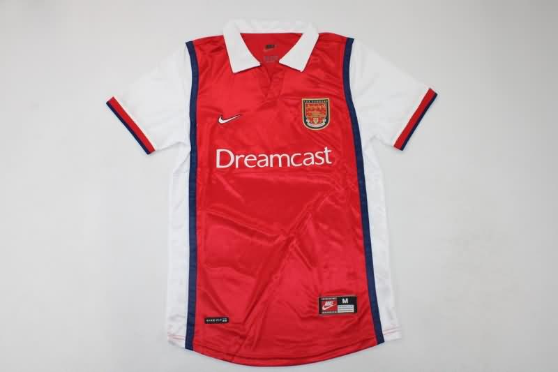 AAA(Thailand) Arsenal 1999/00 Home Retro Soccer Jersey