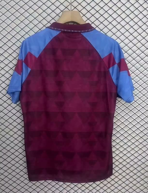 AAA(Thailand) Aston Villa 1990/92 Home Retro Soccer Jersey