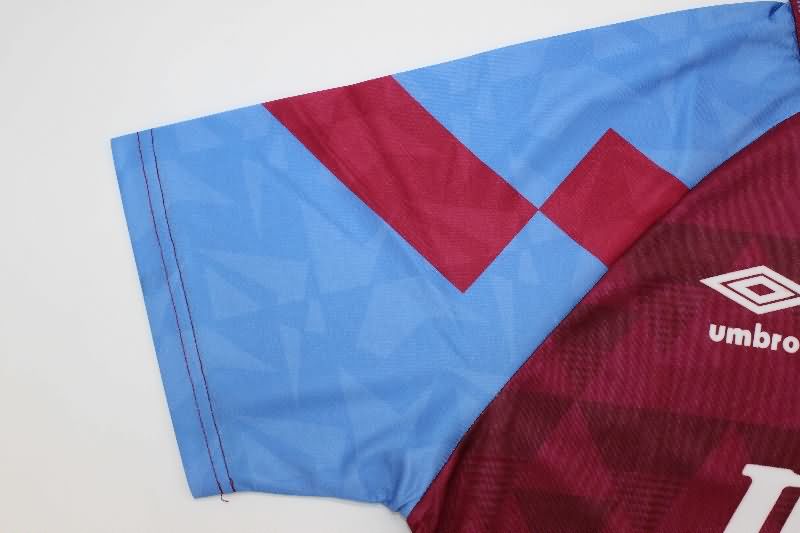AAA(Thailand) Aston Villa 1990/92 Home Retro Soccer Jersey