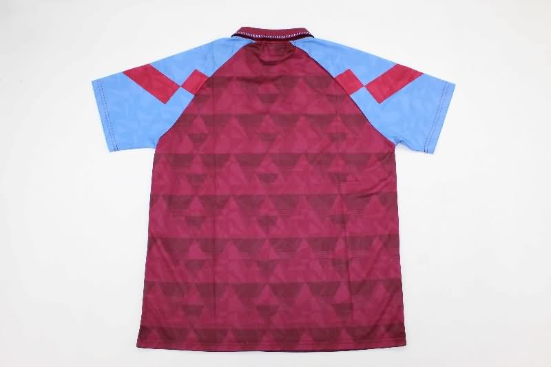 AAA(Thailand) Aston Villa 1990/92 Home Retro Soccer Jersey