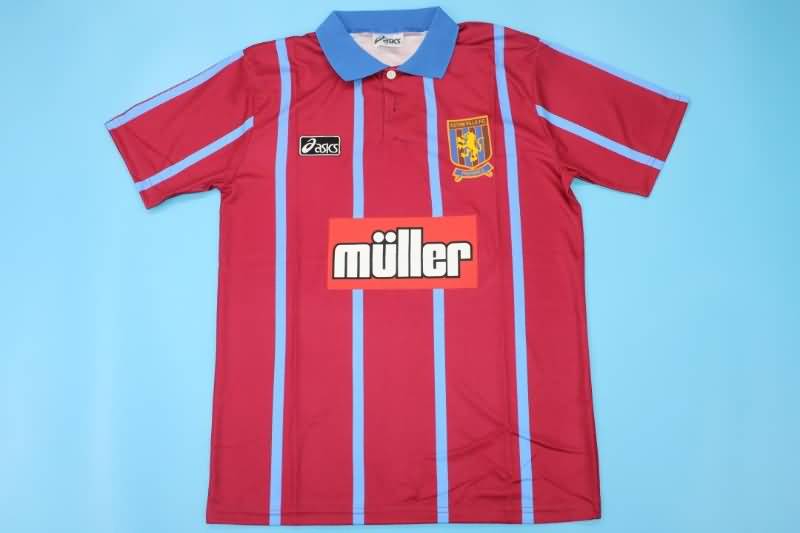 AAA(Thailand) Aston Villa 1993/95 Home Retro Soccer Jersey