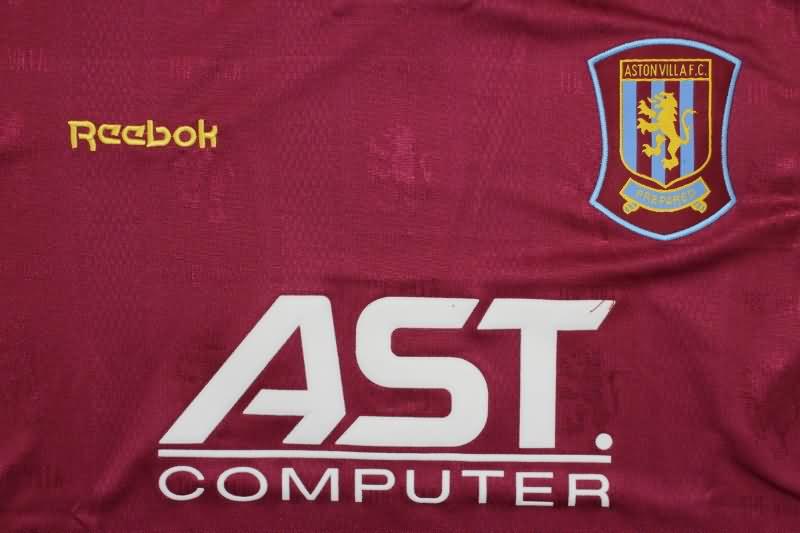 AAA(Thailand) Aston Villa 1995/96 Home Retro Soccer Jersey