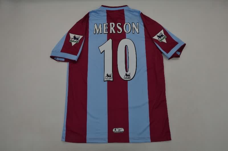 AAA(Thailand) Aston Villa 1999/00 Home Retro Soccer Jersey