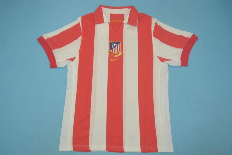 AAA(Thailand) Atletico Madrid 2002/03 Home Retro Soccer Jersey