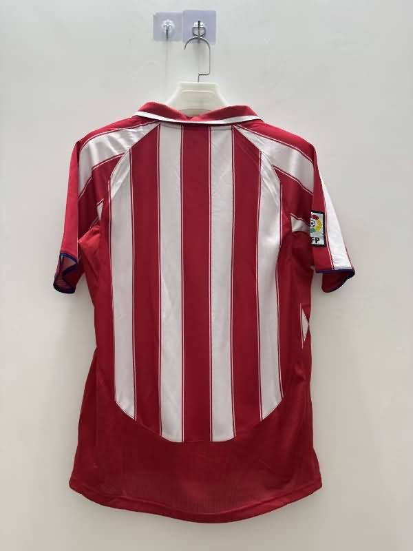 AAA(Thailand) Atletico Madrid 2003/04 Home Retro Soccer Jersey