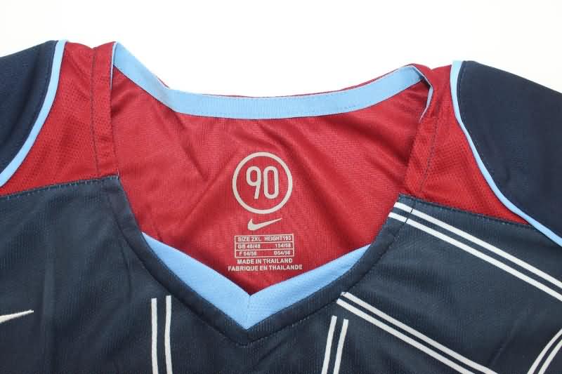 AAA(Thailand) Atletico Madrid 2004/05 Away Long Sleeve Retro Soccer Jersey