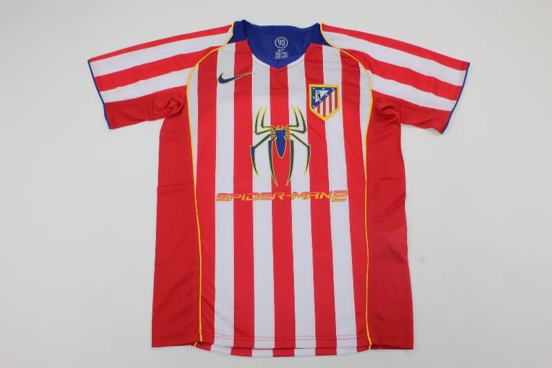 AAA(Thailand) Atletico Madrid 2004/05 Home Retro Soccer Jersey