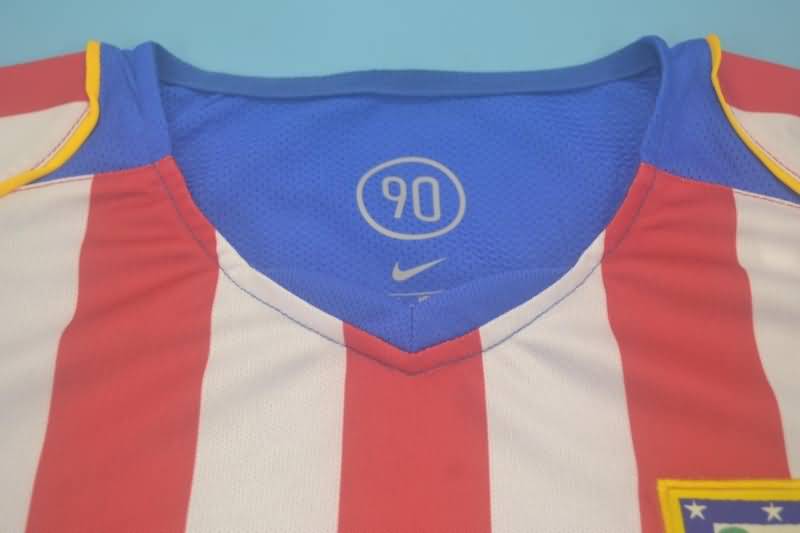 AAA(Thailand) Atletico Madrid 2004/05 Home Retro Soccer Jersey