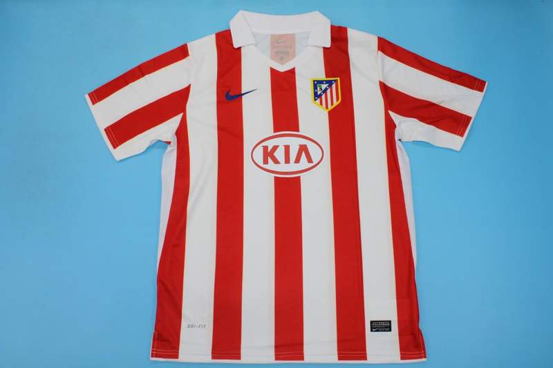 AAA(Thailand) Atletico Madrid 2010/11 Home Retro Soccer Jersey