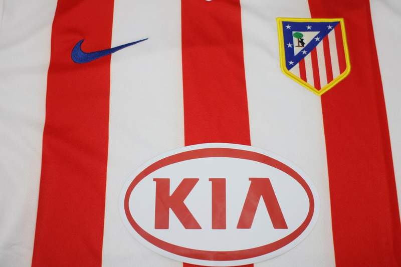 AAA(Thailand) Atletico Madrid 2010/11 Home Retro Soccer Jersey