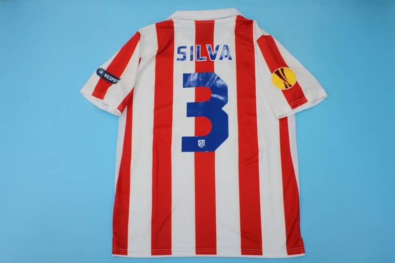 AAA(Thailand) Atletico Madrid 2010/11 Home Retro Soccer Jersey