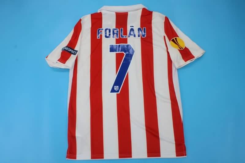 AAA(Thailand) Atletico Madrid 2010/11 Home Retro Soccer Jersey