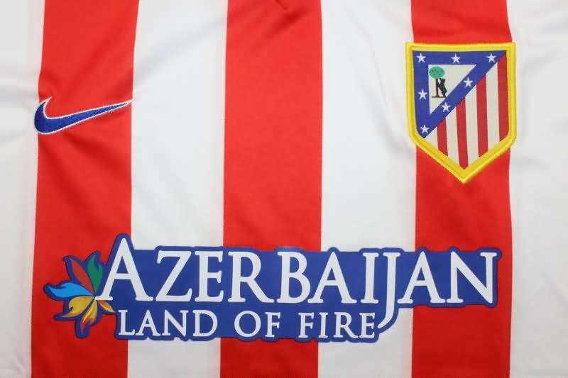 AAA(Thailand) Atletico Madrid 2013/14 Home Retro Soccer Jersey