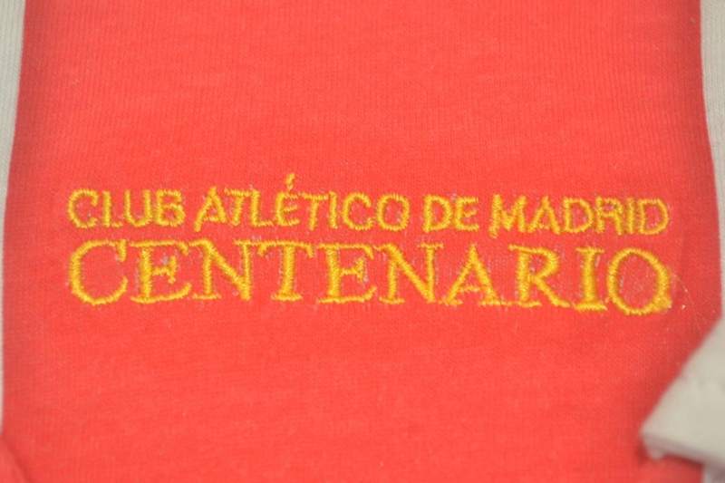 AAA(Thailand) Atletico Madrid 2003 Centenary Home Retro Soccer Jersey