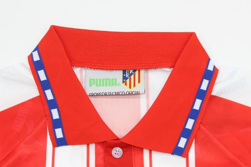 AAA(Thailand) Atletico Madrid 1994/95 Home Retro Soccer Jersey