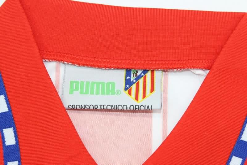 AAA(Thailand) Atletico Madrid 1994/95 Home Retro Soccer Jersey