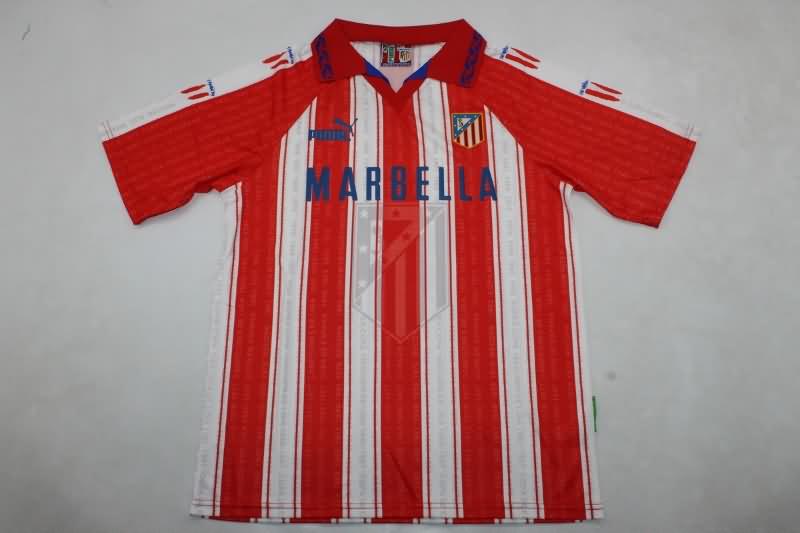 AAA(Thailand) Atletico Madrid 1995/96 Home Retro Soccer Jersey