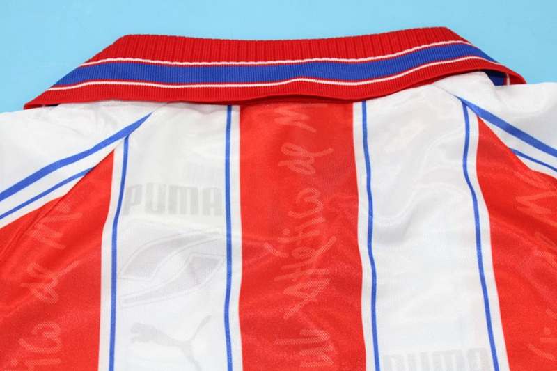 AAA(Thailand) Atletico Madrid 1996/97 Home Retro Soccer Jersey