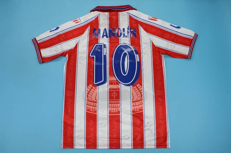 AAA(Thailand) Atletico Madrid 1996/97 Home Retro Soccer Jersey