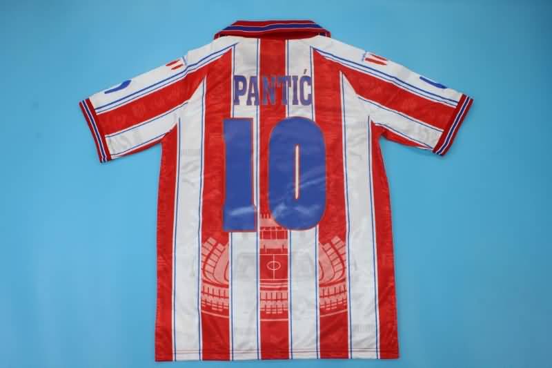 AAA(Thailand) Atletico Madrid 1996/97 Home Retro Soccer Jersey