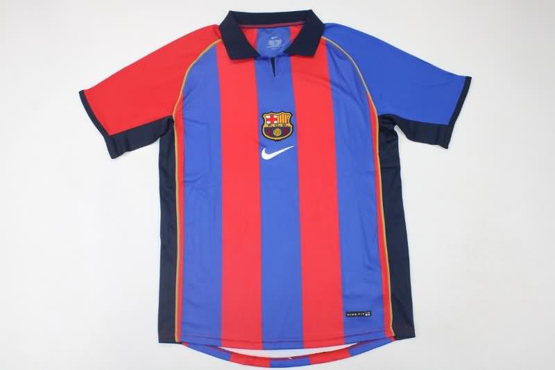 AAA(Thailand) Barcelona 2001/02 Home Retro Soccer Jersey