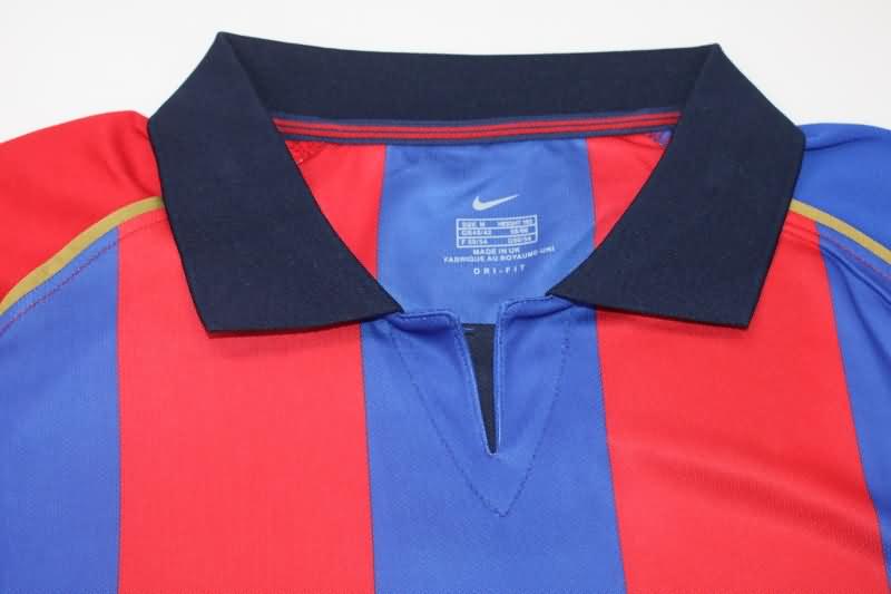 AAA(Thailand) Barcelona 2001/02 Home Retro Soccer Jersey