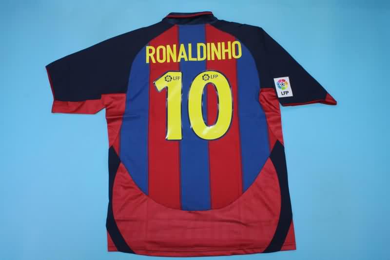 AAA(Thailand) Barcelona 2003/04 Home Retro Soccer Jersey