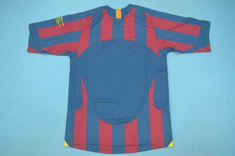 AAA(Thailand) Barcelona 2005/06 Home Retro Soccer Jersey