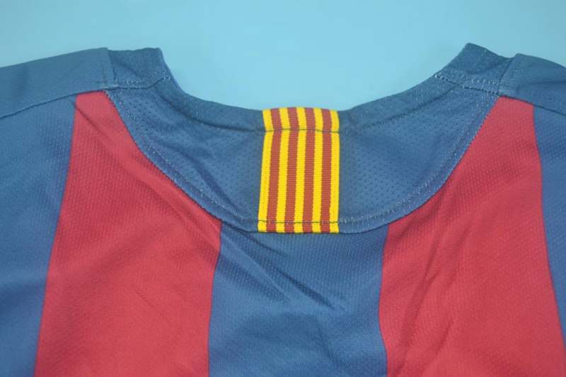 AAA(Thailand) Barcelona 2005/06 Home Retro Soccer Jersey(L/S)