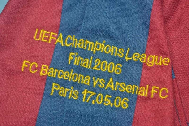 AAA(Thailand) Barcelona 2005/06 Home UCL Retro Soccer Jersey