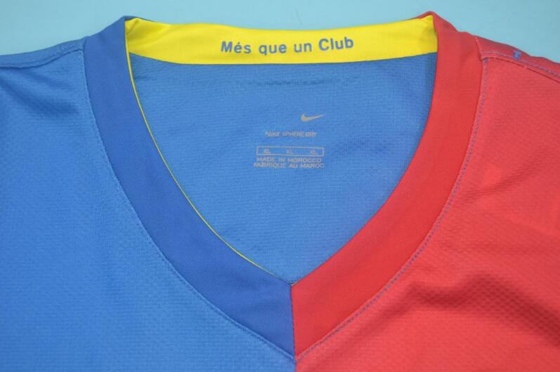 AAA(Thailand) Barcelona 2006/07 Home Retro Soccer Jersey(L/S)