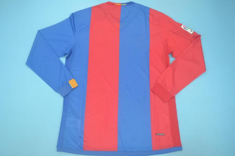 AAA(Thailand) Barcelona 2006/07 Home Retro Soccer Jersey(L/S)