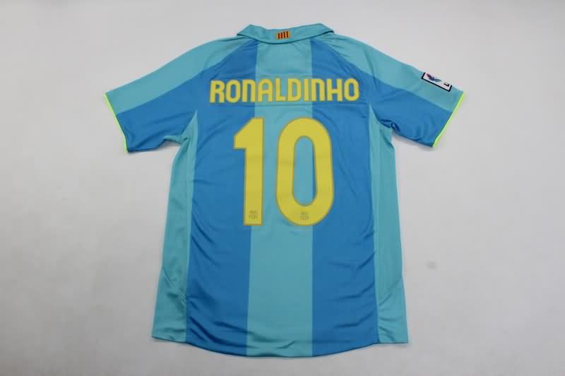 AAA(Thailand) Barcelona 2007/08 Away Retro Soccer Jersey