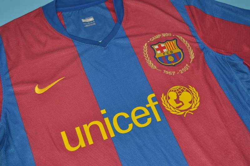 AAA(Thailand) Barcelona 2007/08 Home Retro Soccer Jersey