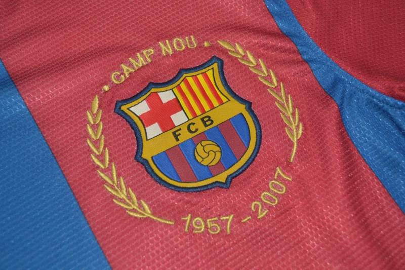 AAA(Thailand) Barcelona 2007/08 Home Retro Soccer Jersey