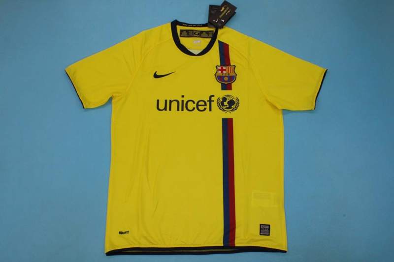 AAA(Thailand) Barcelona 2008/09 Away Retro Soccer Jersey