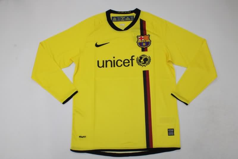 AAA(Thailand) Barcelona 2008/09 Away Long Retro Soccer Jersey