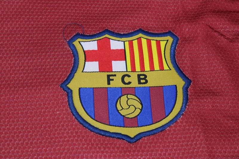 AAA(Thailand) Barcelona 2008/09 Home Retro Soccer Jersey(L/S)