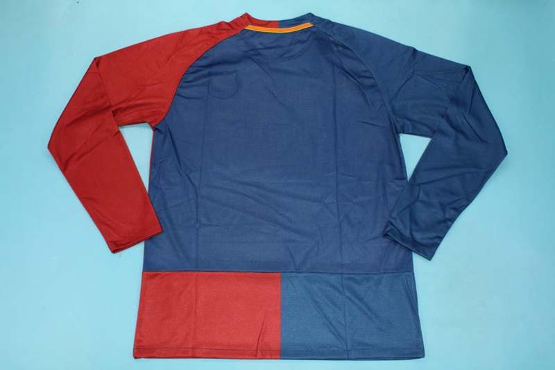 AAA(Thailand) Barcelona 2008/09 Home Retro Soccer Jersey(L/S)