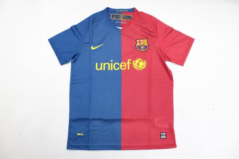 AAA(Thailand) Barcelona 2008/09 Home UCL Retro Soccer Jersey