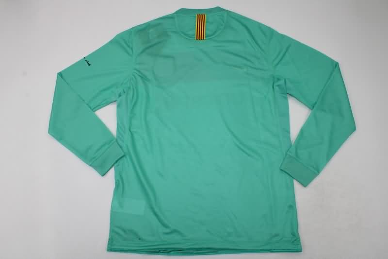 AAA(Thailand) Barcelona 2010/11 Away Retro Long Sleeve Soccer Jersey