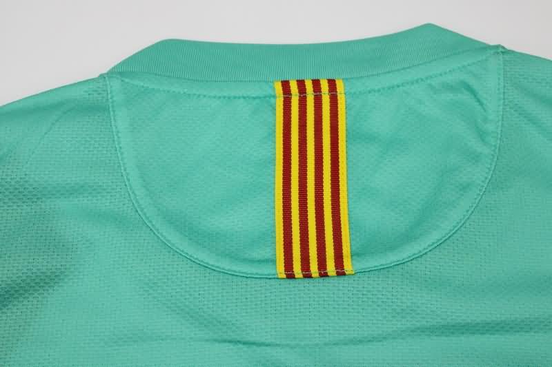 AAA(Thailand) Barcelona 2010/11 Away Retro Long Sleeve Soccer Jersey